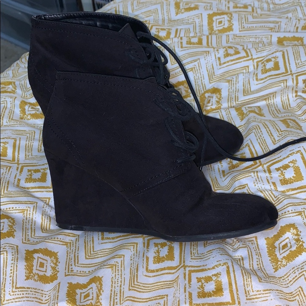 JCP Wedge Booties - Picture 3 of 3